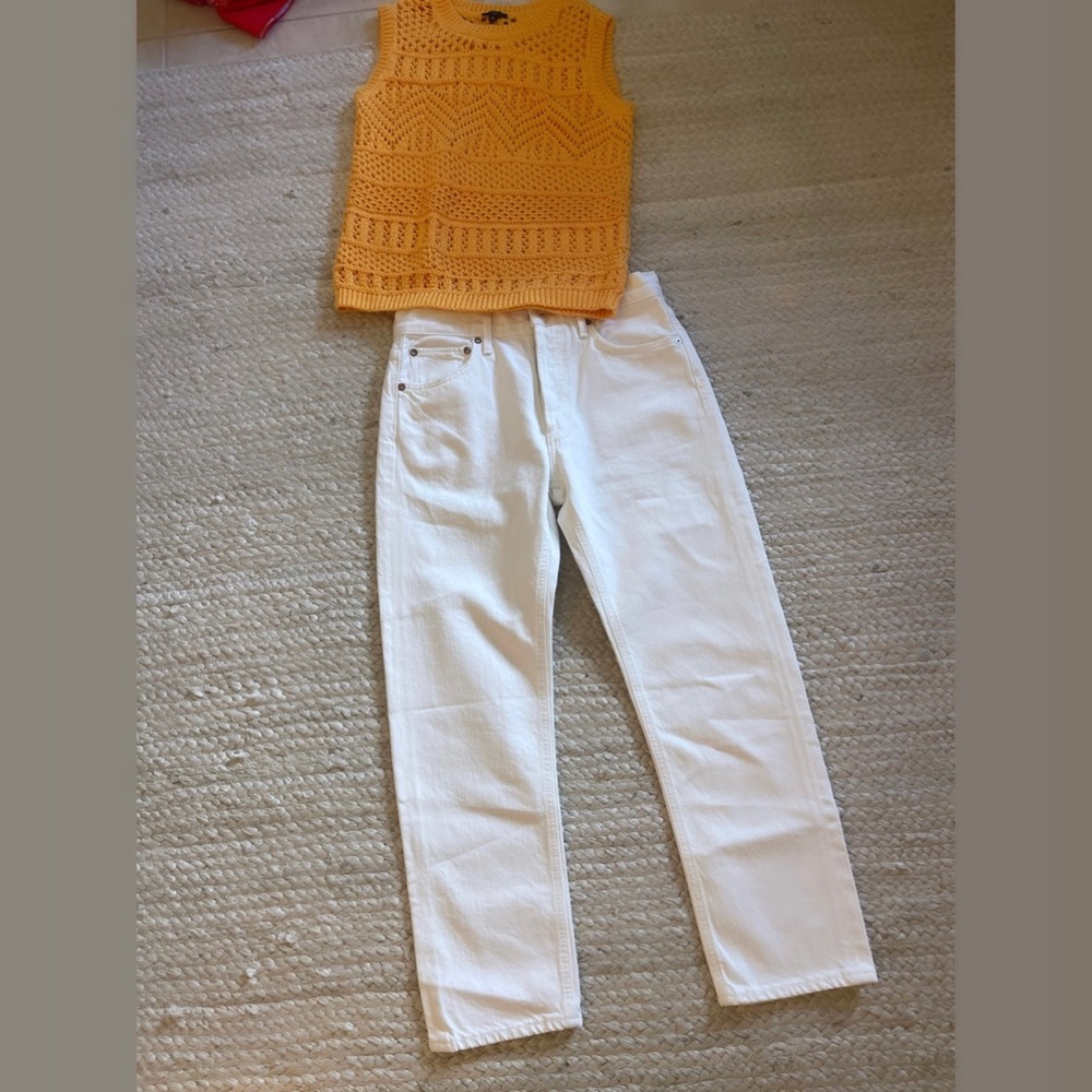 Agolde white jeans nwt